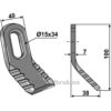 Y-Kniv  - 100x40x7mm