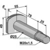 Bolt - 10.9 - M20x1,5x104mm - Vigolo, Vogel u. Noot