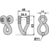 Sjakkel - 11 mm - Epoke