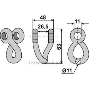 Sjakkel - 11 mm - Epoke