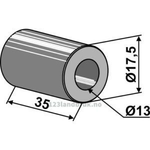 Foring - Ø13xØ17,5x35mm - Agram