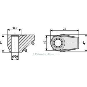 Holder 75x47x47
