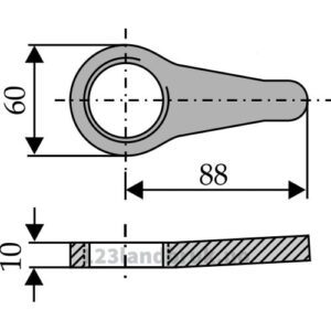 Låsemutter til Toppstag - M40x3mm - Høyregjenget
