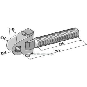 Endekobling med kryssledd - Ø32mm - McCormick