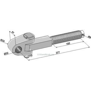 Endekobling med kryssledd - 1 1/2" - McCormick