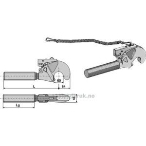 Fanghake - 330xM36x4mm - Kategori: III