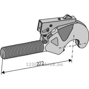 Fanghake - M30x3x272mm - Vestregjenget - Ford, New Holland