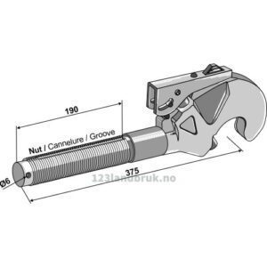Fanghake - 1 3/4"x375mm - Kategori: IV