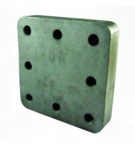 Plate til Trekkøye - 160x160x30mm