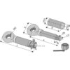 450kg Trekkøye for Tilhenger - 270xØ32mm