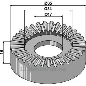 Låseskive Washlocker - Ø60x19mm