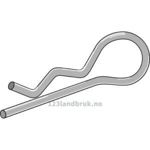 Hårnålsplint - Ø4x75mm - Modell: B