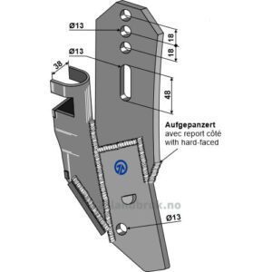 Holder for pellets gjødsel - Bourgault