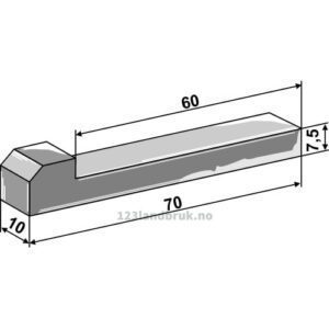 Kile - 10x7,5x70mm