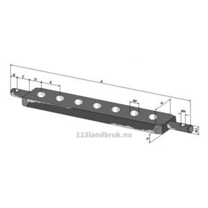 Hullbom - 800x30x65mm