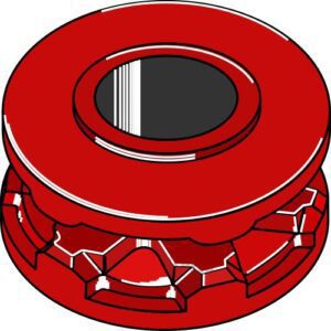Kjettinghjul - Ø110xØ40 Bredde: 45mm - Kjededeling: 8x24 - Krüger