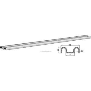 Avskraper - Bunnskinne - 1640mm - Bergmann