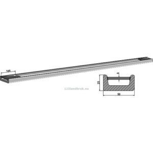 Avskraper - Bunnskinne - 930mm - Fortschritt