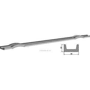 Avskraper - Bunnskinne - 1360mm - Krone