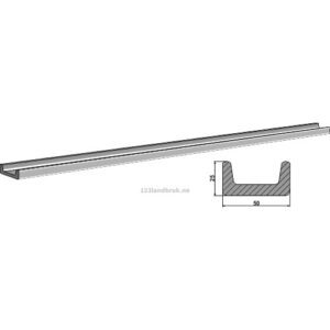 Avskraper - Bunnskinne - 1670mm - Strautmann