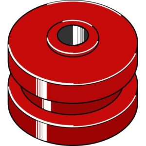 Kjettinghjul - Ø75xØ30 Bredde: 40mm - Kjededeling: 10x26,2 - Krone