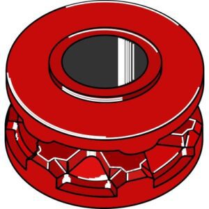 Kjettinghjul - Ø110xØ30 Bredde: 50mm - Kjededeling: 10x31 - Krone