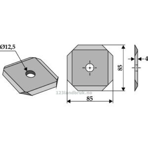 Formikserkniv  - Audureau, Kuhn, Strautmann