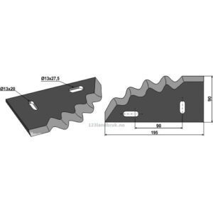 Formikserkniv - Høyre - Gilioli, Himel, Italmix, Peecon