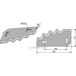 Formikserkniv - Venstre - Gilioli, Himel, Italmix, OMAS, Unifeed