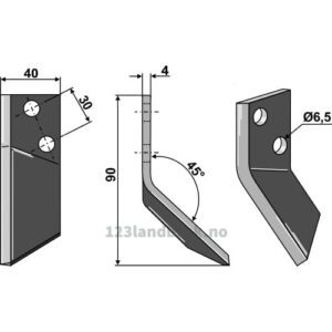 Formikserkniv - Venstre - Strautmann, Walker
