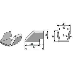 Motkniv - DeLaval, Frasto, Storti, Walker