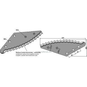Formikserkniv - Hardmetall belagt - AGM
