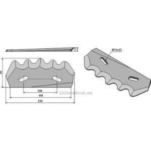 Formikserkniv - Venstre - Strautmann