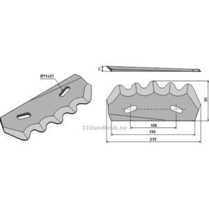 Formikserkniv - Høyre - Strautmann