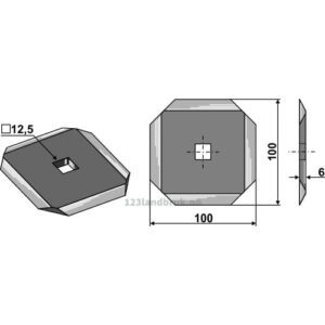 Formikserkniv  - Audureau, Kuhn, Seko, Strautmann