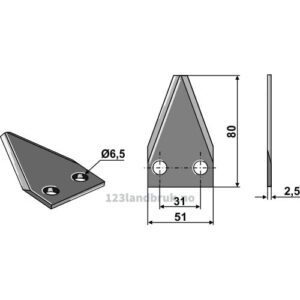 Formikserkniv  - DeLaval