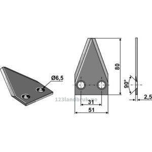 Formikserkniv  - DeLaval