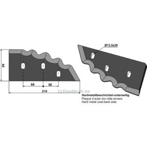 Formikserkniv - Hardmetall belagt - Høyre - Sgariboldi