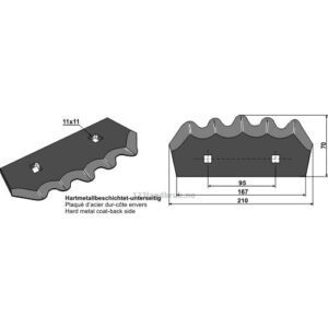 Formikserkniv - Hardmetall - Marmix