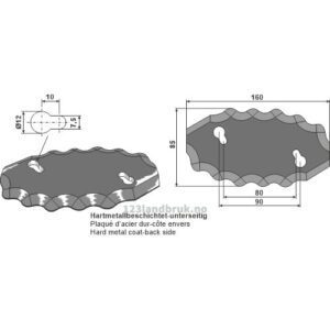 Formikserkniv - Hardmetall belagt - Storti