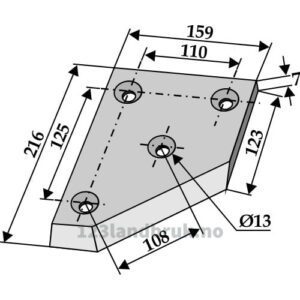 Silokniv Hjørne - Venstre - Bressel & Lade