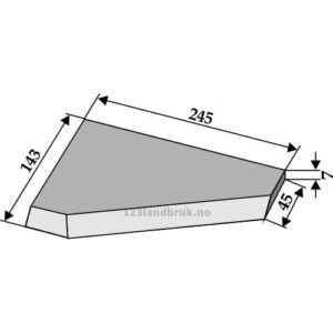 Silokniv Hjørne - Venstre - Hale