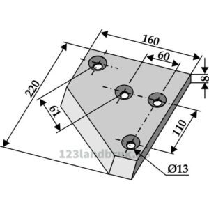 Silokniv Hjørne - Venstre - Redrock
