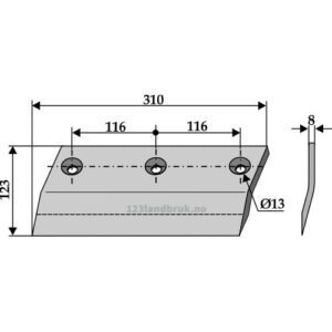 Silokniv - Venstre - Redrock