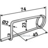 Splint - Ø2x74mm