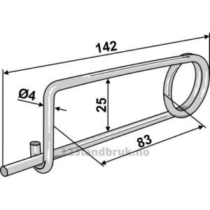 Splint - Ø4x142mm