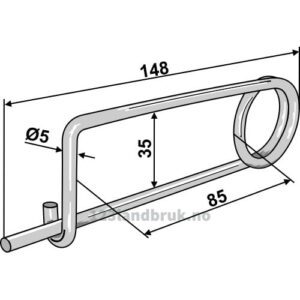 Splint - Ø5x148mm