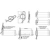 Hårnålsplint Fjærsplint - Ø1,37x30,84mm - Passer: Ø9