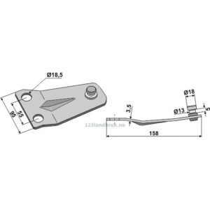 Knivholder - Claas