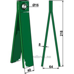 Crimptind - 218x40mm - Krone